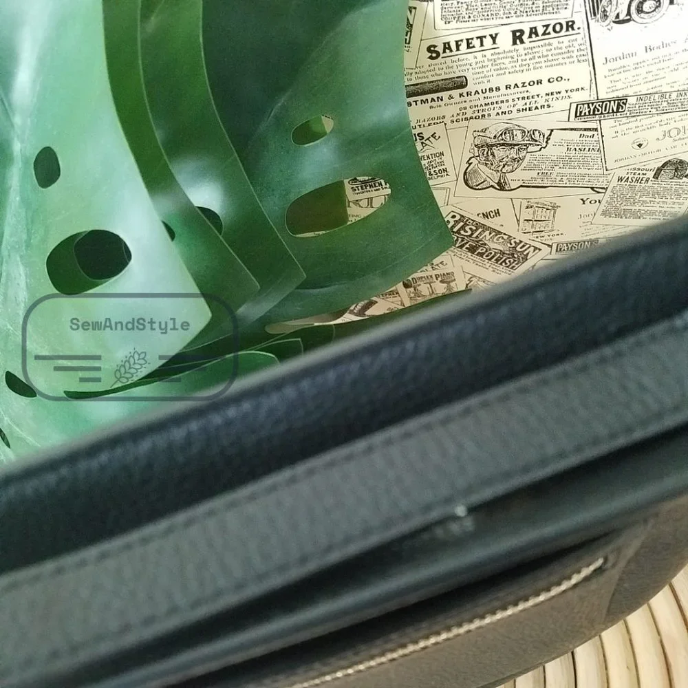 NWT New York Leila Leather Top Zip Crossbody color: black - Picture 9 of 15